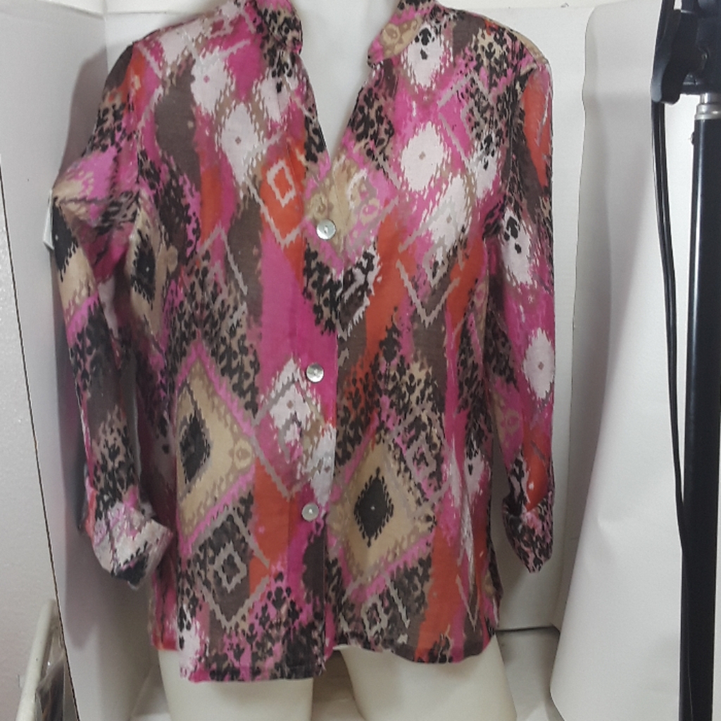 Ruby Rd 3 Button Crop Top Or Lite Jacket